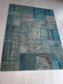 Perzisch Patchwork Tapijt | Hand Made | 245 cm  x 185 cm | Ibiza