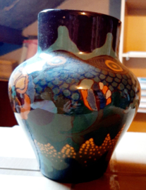 Arnhemse Fayence Plateel | Willem Hatgering | Vaas | Puntgaaf | Collectors Item