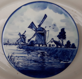 Delfst Blauw Bordje | Vintage
