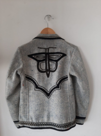 Handgemaakt Folklore Kinder Jasje | alla "Isabel Marant" | Vintage | Uniek stuk