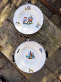 Baby- Peuter | Warm water borden | Emaille | Walt Disney | 3 Kabouters|
