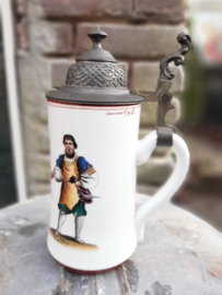 Antieke Bier Pull | Porselein |
