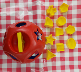 Hollebol | Tupperware | 17.cm | Blauw Rood Geel