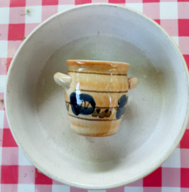 Mosterdpotje Vintage en Schaaltje Aardewerk | Vintage