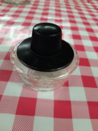 Antiek lichtje met lont en  Zwart Bakeliet schroefdeksel. Puntgaaf