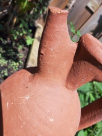 Puntgave Terracotta Kruik | Antiek