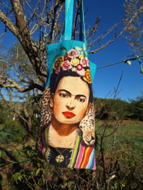 Frida Kahlo Katoen - Linnen tas | Hand Made