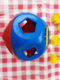 Hollebol | Tupperware | 17.cm | Blauw Rood Geel
