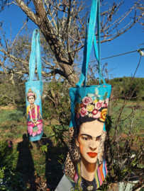 Frida Kahlo Katoen - Linnen tas | Hand Made