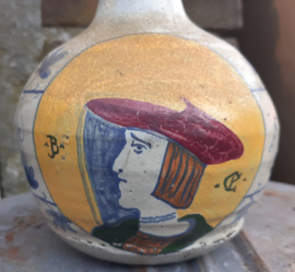 Antieke Handbeschilderde Vaas | Collectors item