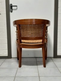 Koloniale Stoel Mahonie Hout | Vintage
