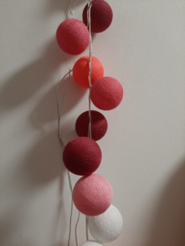 Cotton Ball Lichtslinger 20 ballen | Rose Pink