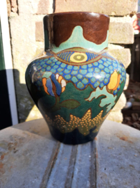 Arnhemse Fayence Plateel | Willem Hatgering | Vaas | Puntgaaf | Collectors Item