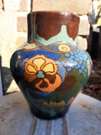 Arnhemse Fayence Plateel | Willem Hatgering | Vaas | Puntgaaf | Collectors Item