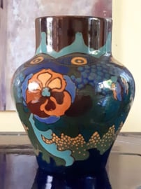 Arnhemse Fayence Plateel | Willem Hatgering | Vaas | Puntgaaf | Collectors Item