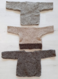 Baby vestjes | Zuiver scheerwol | Uit eigen atelier | Uniek