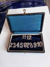 Letters in een doosje  | Vintage | Verzilverd