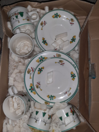 Bone China sevies |  Roses | Diverse | Puntgaaf