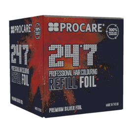 1 rol Procare 24*7 Premium folie, 450 m X 10 cm, 18 mu, zilver