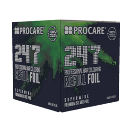 1 rol Procare 24*7 Premium folie, 450 m X 12 cm, 18 mu, zilver