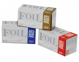 12 rollen Procare Premium folie, 100 m X 12 cm, 18 mu, assorti kleur