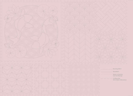 DV4054 Sashiko Panel tombola 2 (koi))
