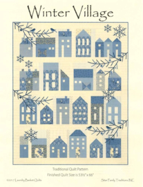 patroon "Winter Village"  Laundry Basket Quilts