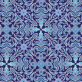 Winter Jewels 13562-06 medaillion indigo