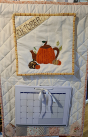 Mini Maandquiltje oktober 25x25 cm pakket