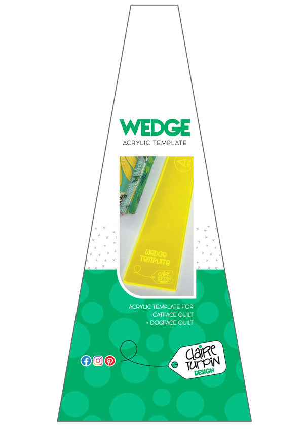 Wedge acrylic template claire turpin