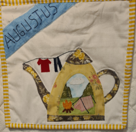 Mini Maandquiltje augustus 25x25 cm pakket