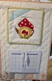 Mini Maandquiltje september  25x25 cm patroon