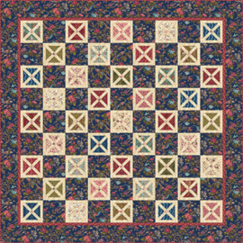 QuiltKit Bucklebury Chintz Michelle Yeo  86x86 inch