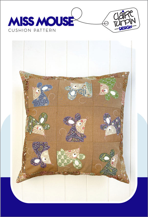 patroon "Miss Mouse cushion pattern"