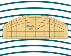 12" arc from ruler foot High Shank