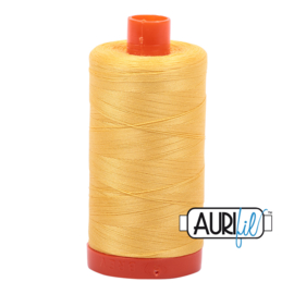 Aurifil Mako wt50 1300m 1135 pale yellow