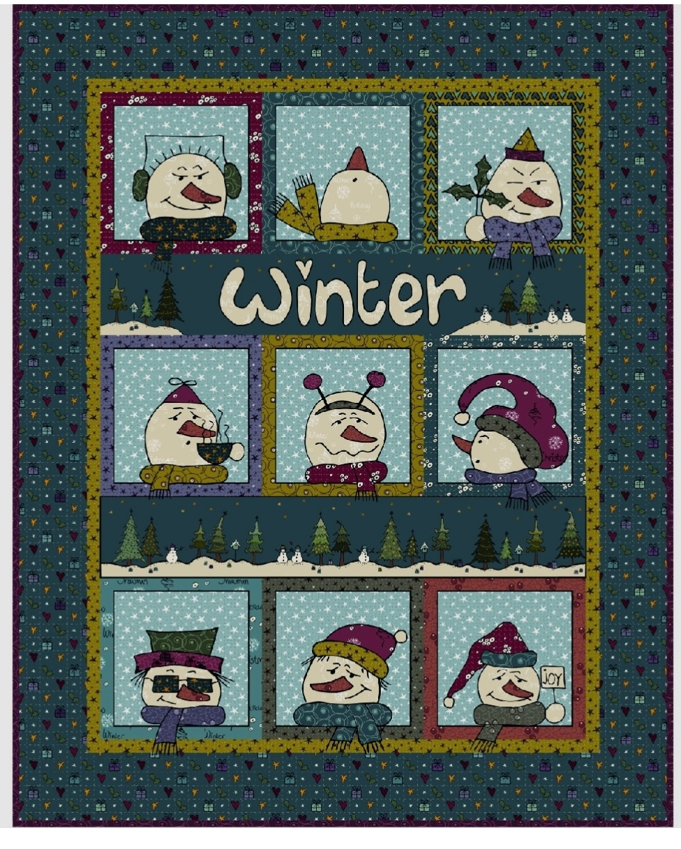 Winter Calender by My Quilt Design