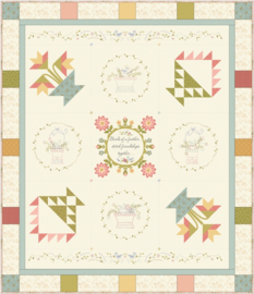 Birds of a Feather panel quilt kit 44x51 inch