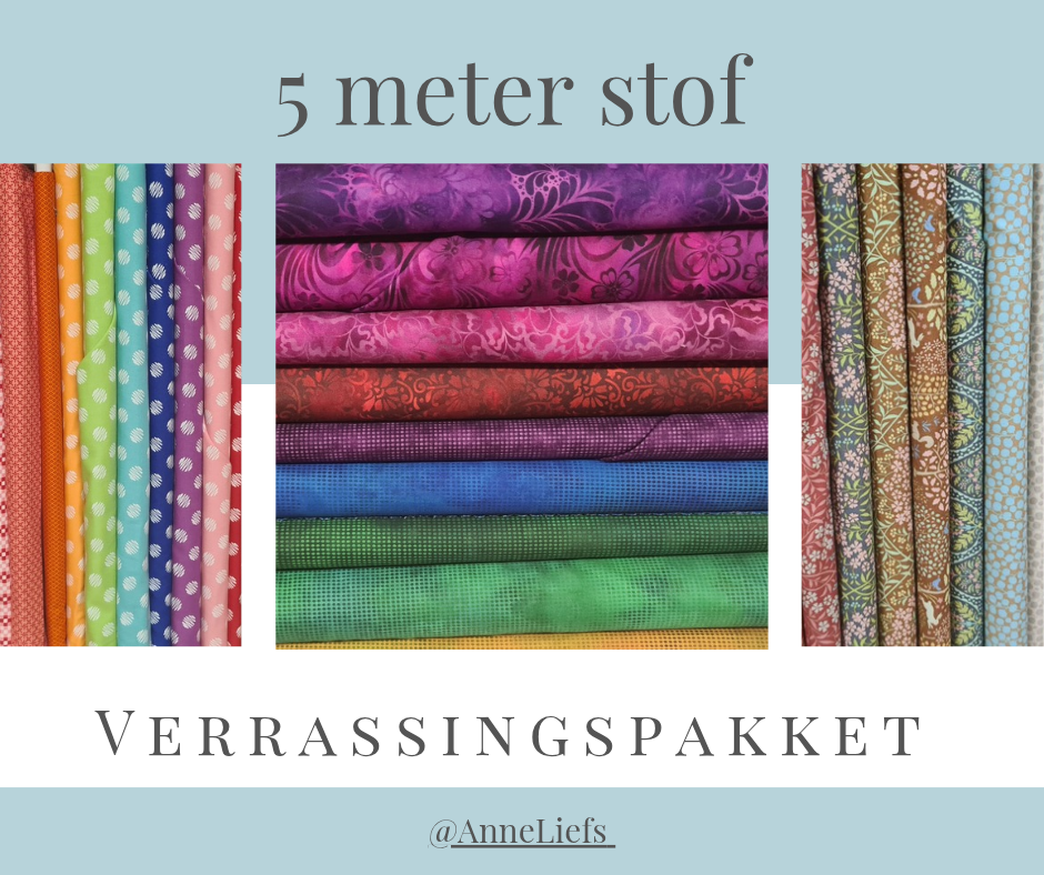 Verrassingspakket  5 meter stof
