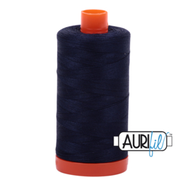 Aurifil Mako wt50 1300m 2785 very dark navy