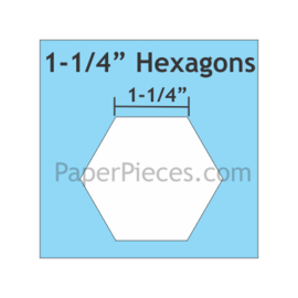 Hexagon 1-1/4 " 100 stuks