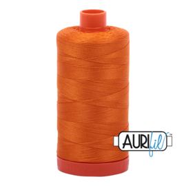 Aurifil Mako wt50 1300m 1133 bright orange
