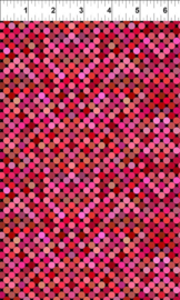 Colorful  Dots Red  6 COL 1