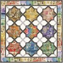 Moroccan Lullaby 2 Curated in Color quiltKit  72"x72"