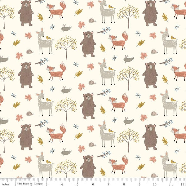 Designer Flannel F16023CREAM