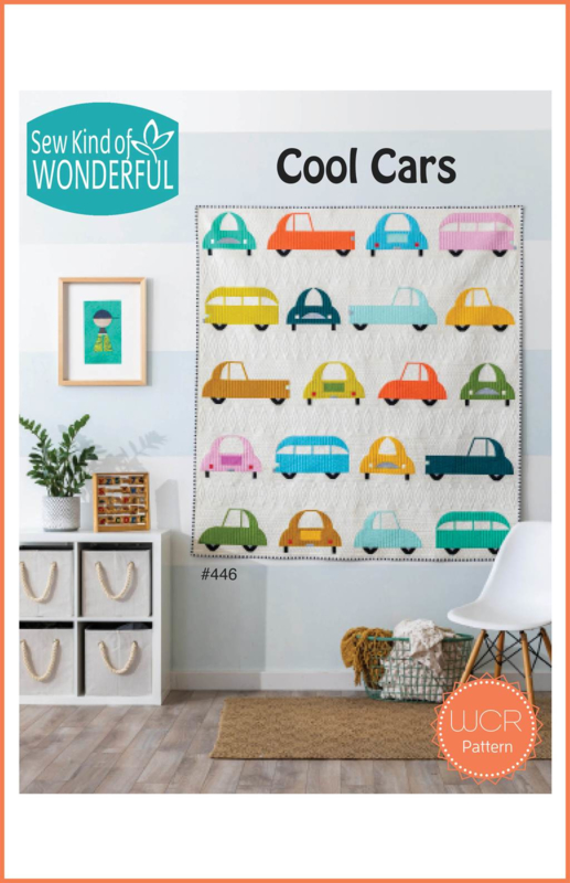 Sew Kind of Wonderful  "Cool Cars" (WCR PATTERN)