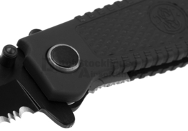 Smith & Wesson Special Tactical CKTACBS Serrated Tanto Folder Knife. Blk