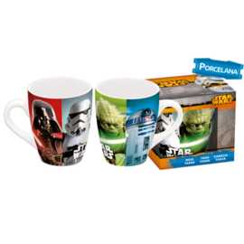 DISNEY Star Wars porcelain barrel mug in gift box