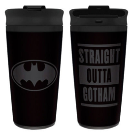 DC Comics Batman Straight Outta Gotham travel mug