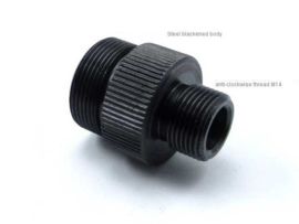 AIRSOFT PRO Silencer/Suppressor adapter for Well MB03, 07, 08, 09, 10, 12, 4402, 4411 - CCW